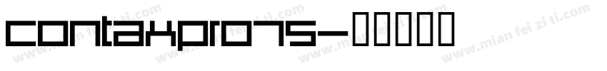 contaxpro75字体转换