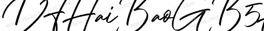 DFHaiBaoGB5HK-W12字体转换