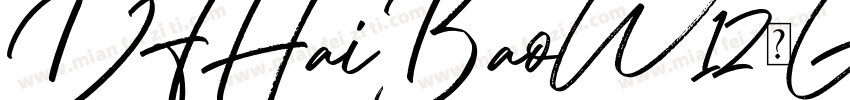 DFHaiBaoW12-GB字体转换
