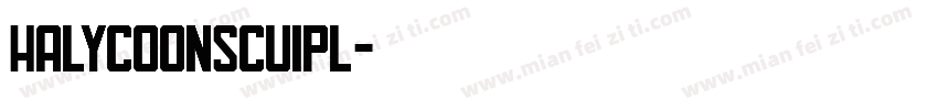 HalycoonScuipl字体转换