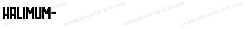 halimum字体转换