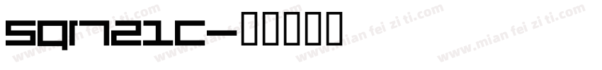 Sqr721c字体转换