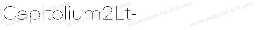 Capitolium2Lt字体转换