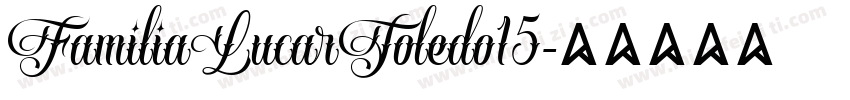 FamiliaLucarToledo15字体转换