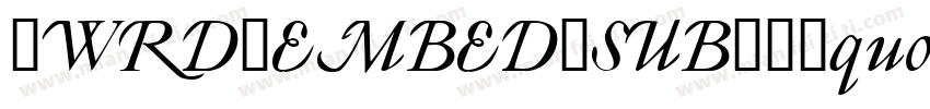 _WRD_EMBED_SUB_42quot;字体转换