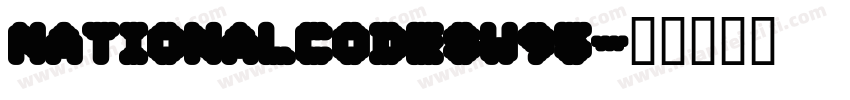 NationalCodesW95字体转换