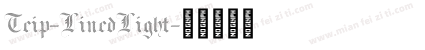 Teip-LinedLight字体转换