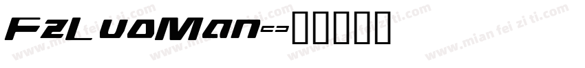 FzLuoMan字体转换