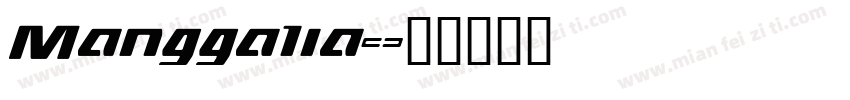 Manggalia字体转换