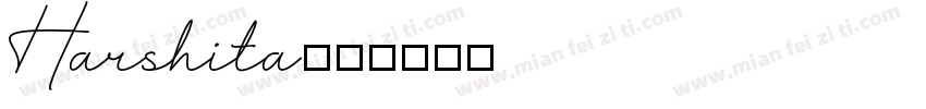 Harshita字体转换