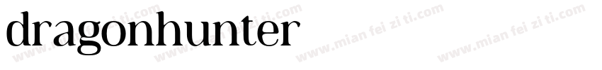 dragonhunter字体转换