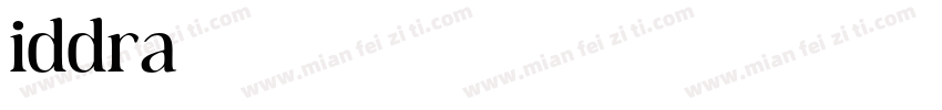 iddra字体转换