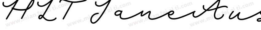 HLTJaneAusten字体转换
