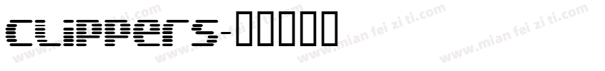 Clippers字体转换