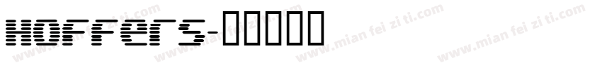 Hoffers字体转换