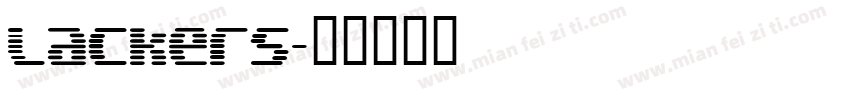 lackers字体转换