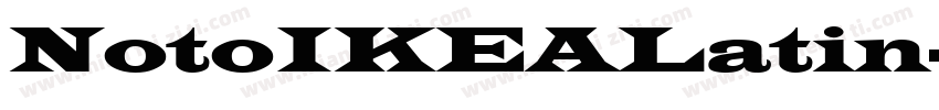 NotoIKEALatin字体转换