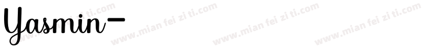 Yasmin字体转换