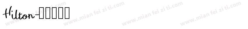 Hilton字体转换