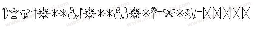 DjbHollyJollyBold-xl8V字体转换