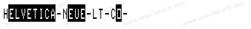 Helvetica-Neue-LT-Co字体转换