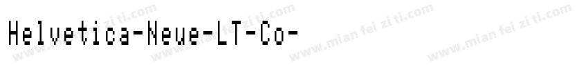 Helvetica-Neue-LT-Co字体转换