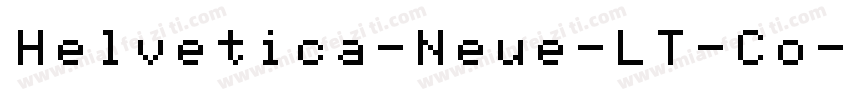 Helvetica-Neue-LT-Co字体转换