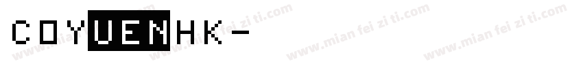 COYuenHK字体转换