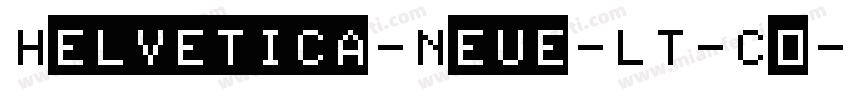 Helvetica-Neue-LT-Co字体转换