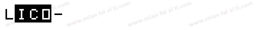 孔令可Lico字体转换