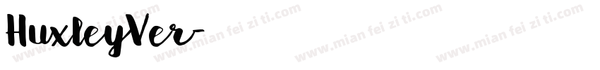 HuxleyVer字体转换