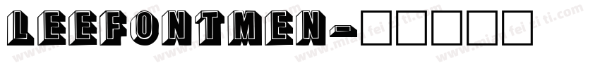 LEEFONTMEN字体转换