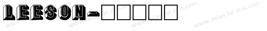 LEESON字体转换