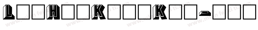 LeeHonKongKai字体转换