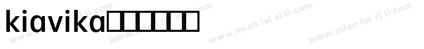 kiavika字体转换