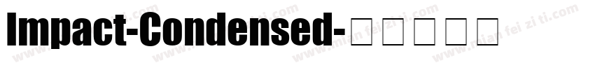 Impact-Condensed字体转换