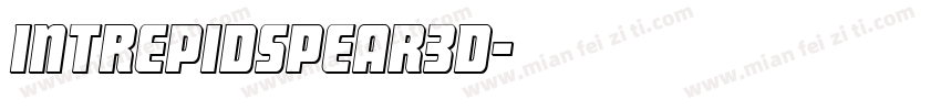 IntrepidSpear3D字体转换