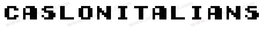 CaslonItalianShaded-字体转换