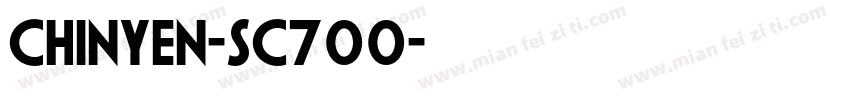Chinyen-SC700字体转换