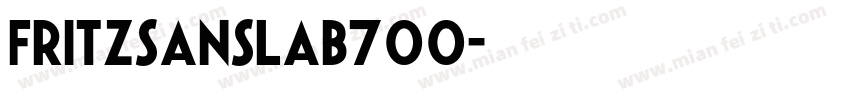 FRITZsanslab700字体转换