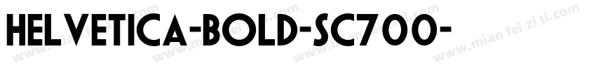 Helvetica-Bold-SC700字体转换