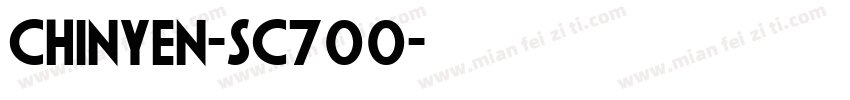 Chinyen-SC700字体转换