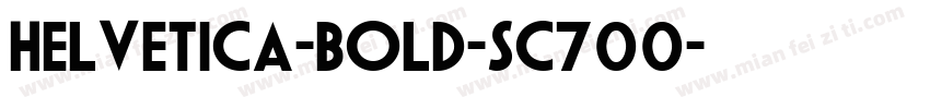 Helvetica-Bold-SC700字体转换