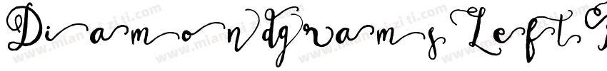 DiamondgramsLeftRegular字体转换