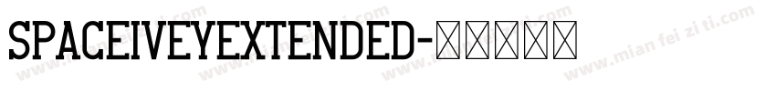 SpaceIveyExtended字体转换