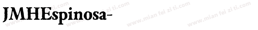 JMHEspinosa字体转换