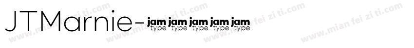 JTMarnie字体转换