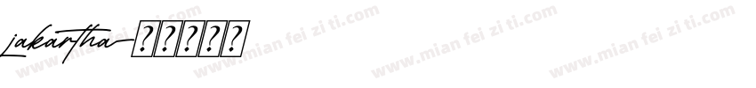 jakartha字体转换