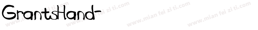 GrantsHand字体转换