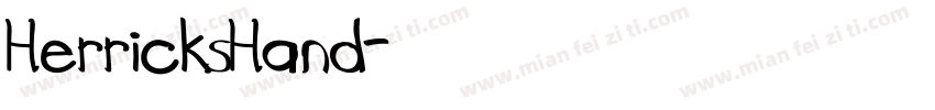 HerricksHand字体转换